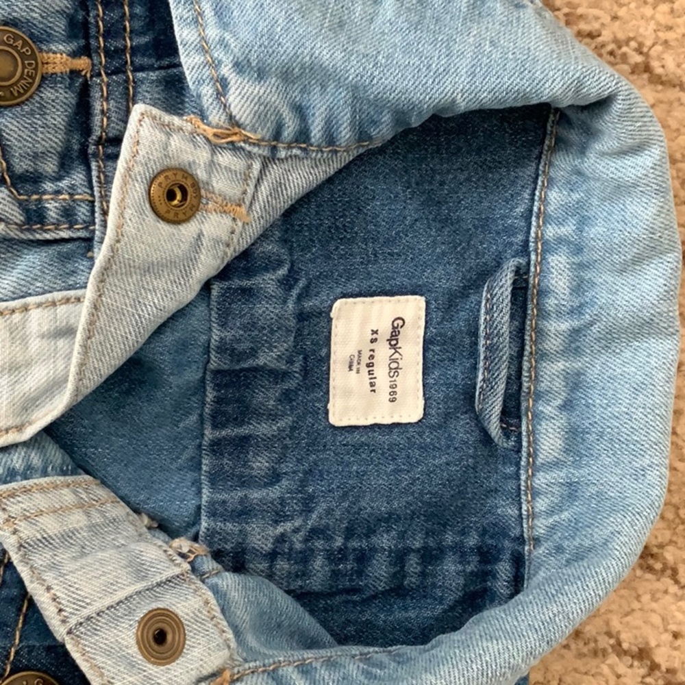 Gap Kids Patchwork Denim Jacket - Size XS